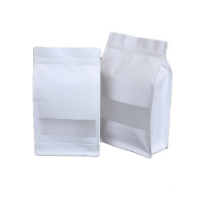 Custom printed food grade white stand up zipper pouch/ plastic cookies packaging bag Food Packaging Bag